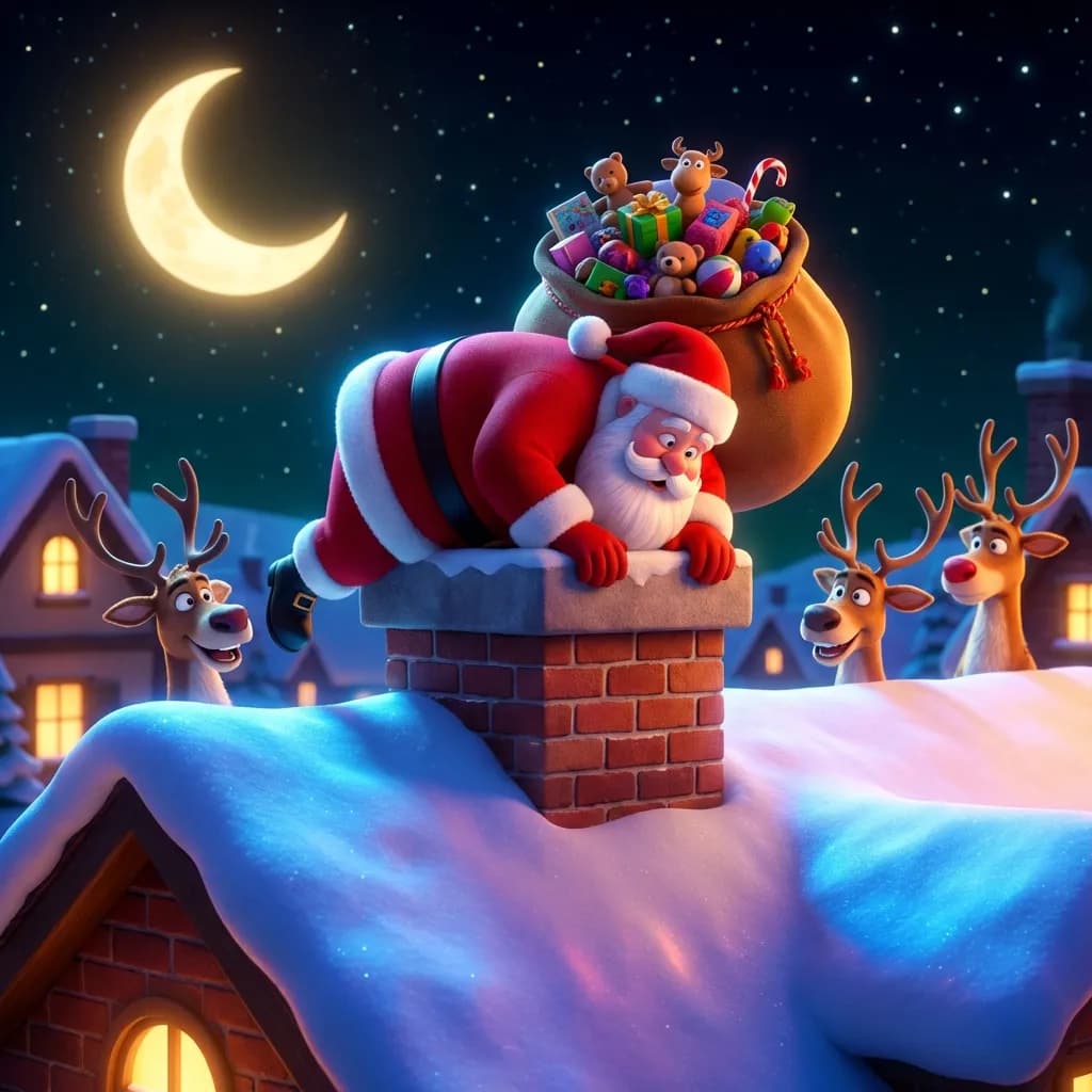 Illustration for The Night Before Christmas - 3