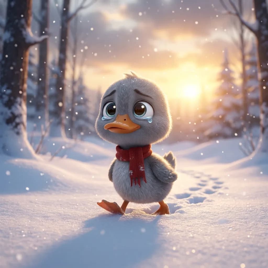 Christmas Story: The Ugly Duckling's Winter