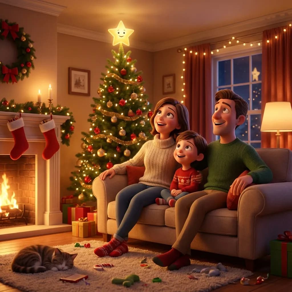 Illustration for The Christmas Star Who Fell Behind - 4