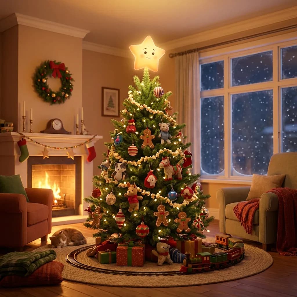 Illustration for The Christmas Star Who Fell Behind - 3