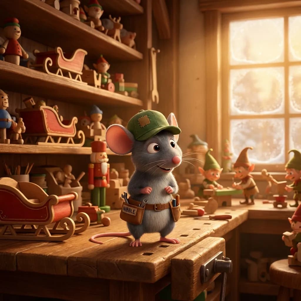 The Mouse Who Wrapped Presents