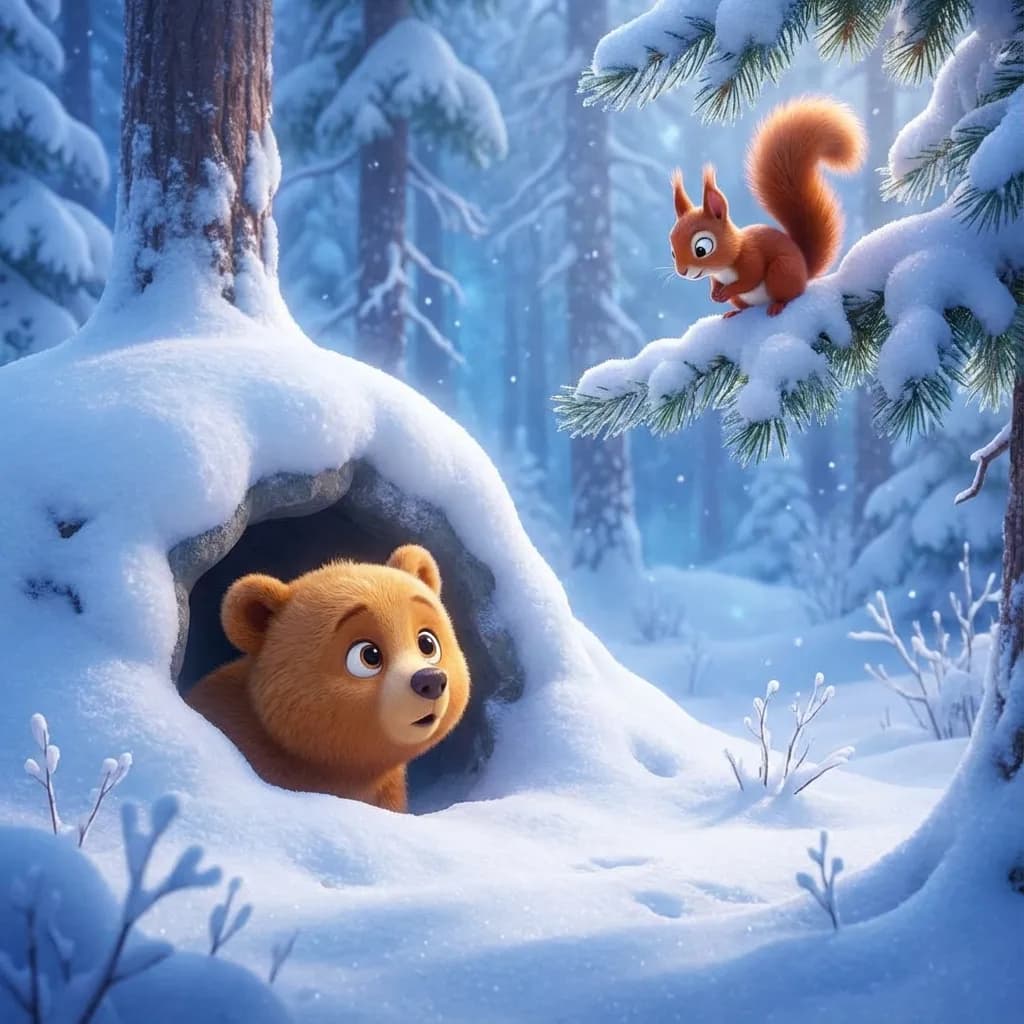 The Bear Who Woke Up for Christmas