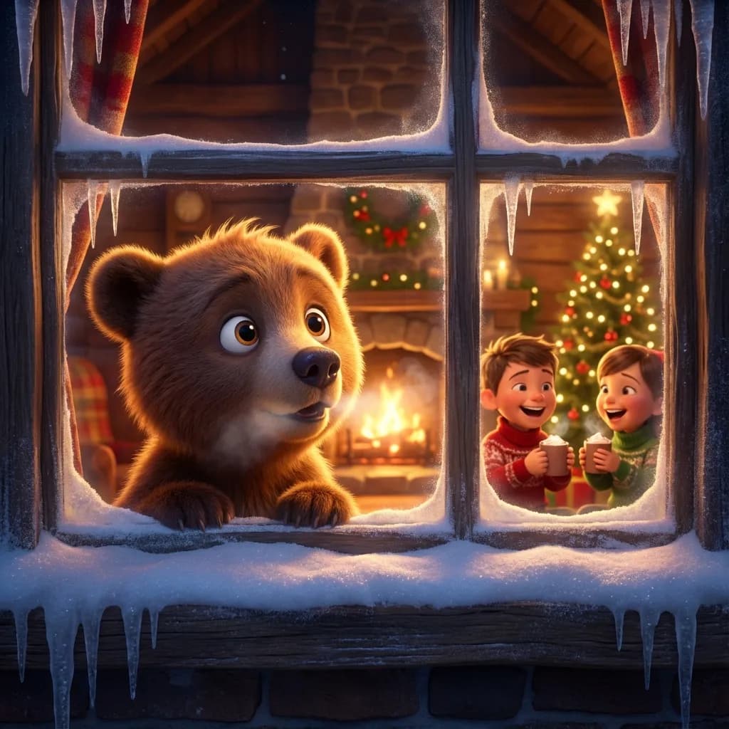 Illustration for The Bear Who Woke Up for Christmas - 5